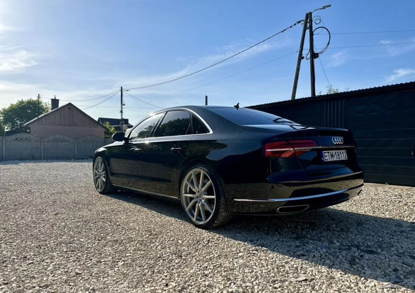 Audi A8 cena 130000 przebieg: 222400, rok produkcji 2013 z Okonek małe 466